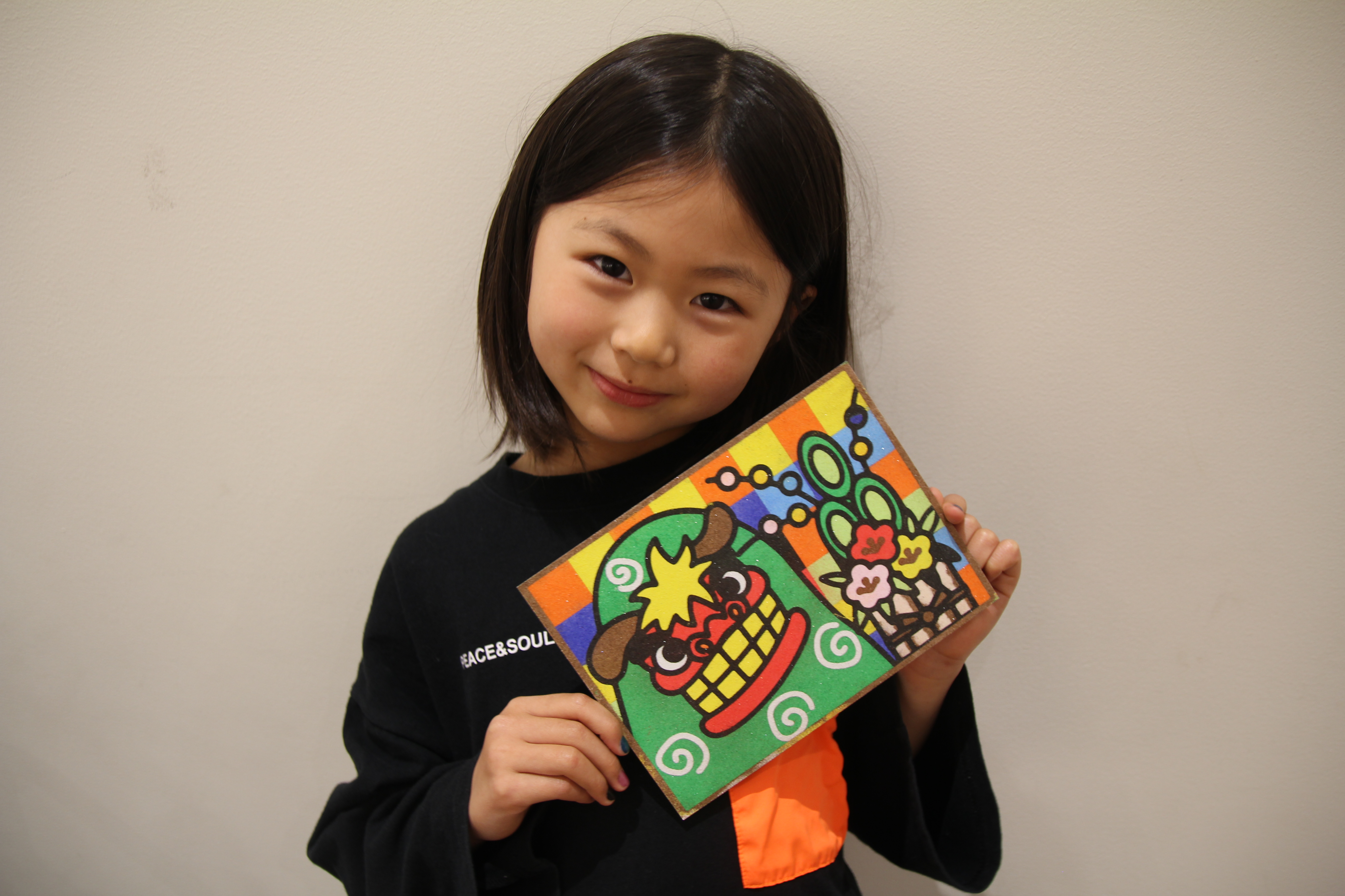 かんたんすな絵シリーズ (冬) ししまい|ノベルティグッズ活用例