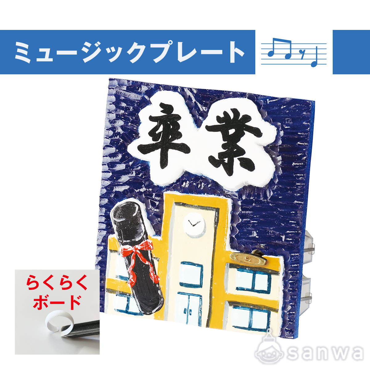 ミュージックプレート らくらくボード