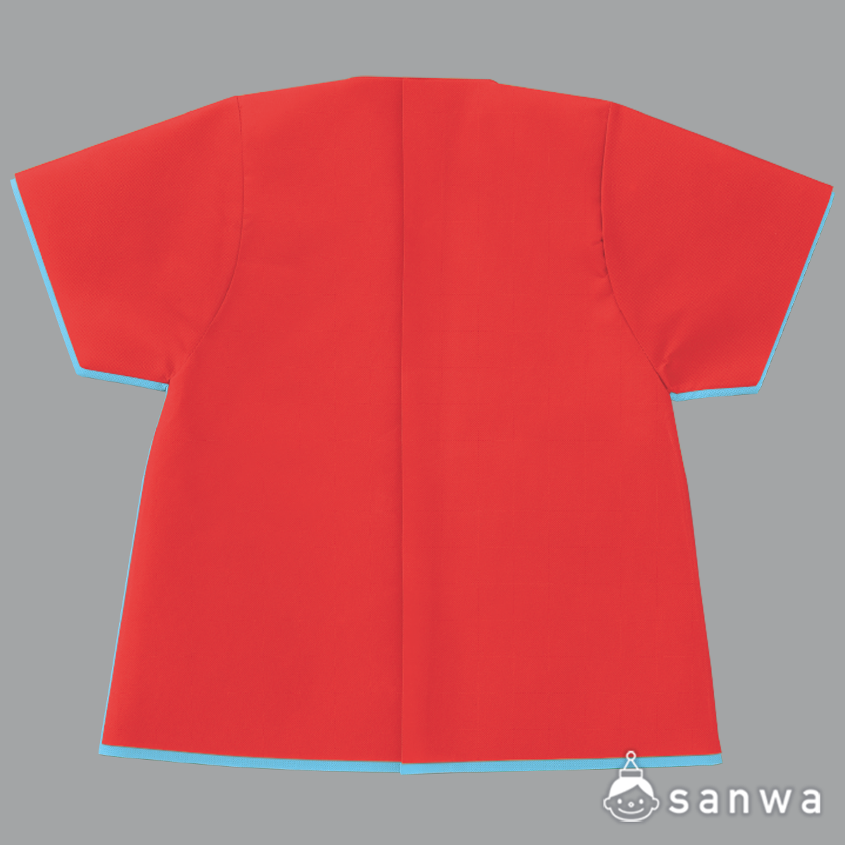 カンタン衣装づくり 前開きシャツ　SS 赤 サムネイル