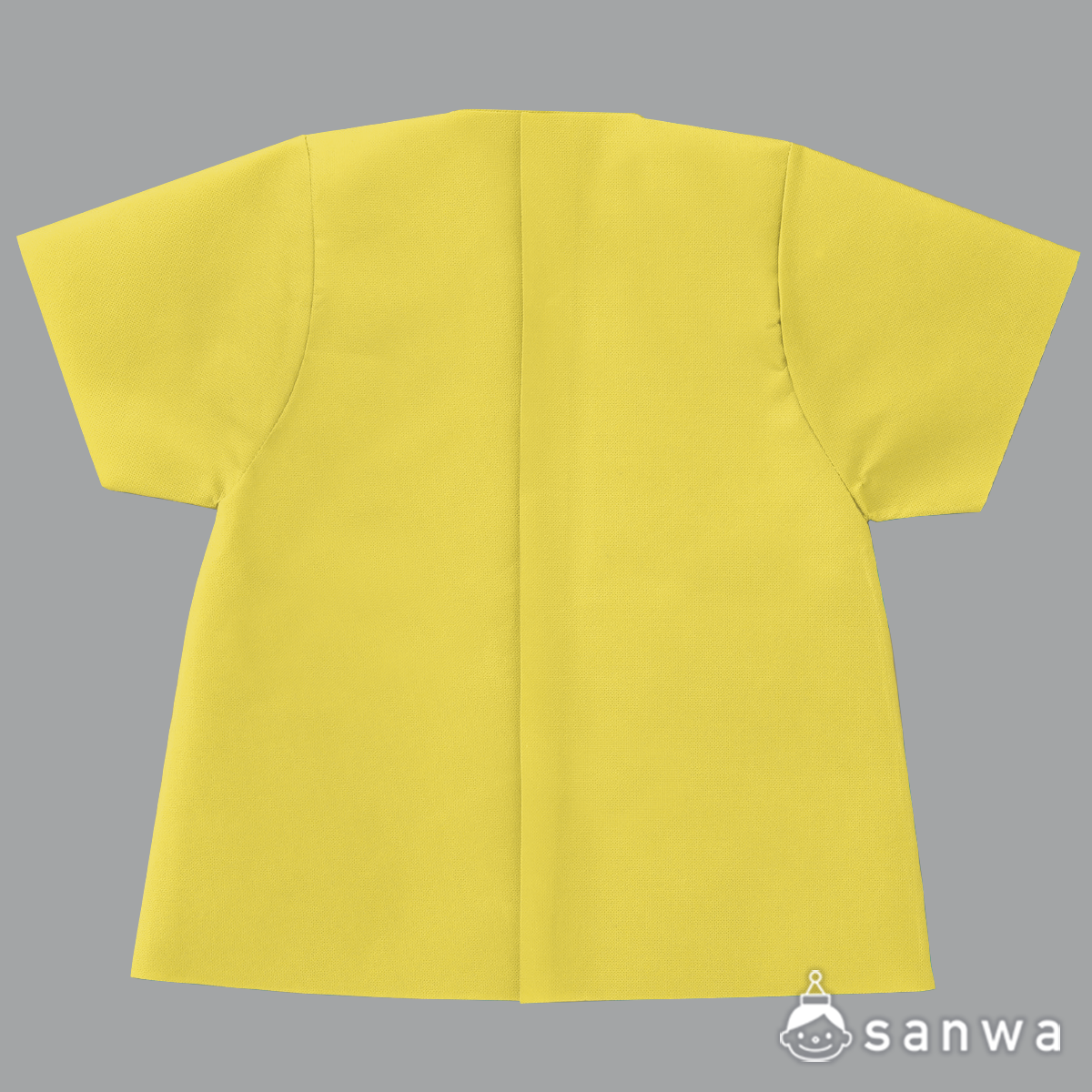 カンタン衣装づくり 前開きシャツ　黄 サムネイル
