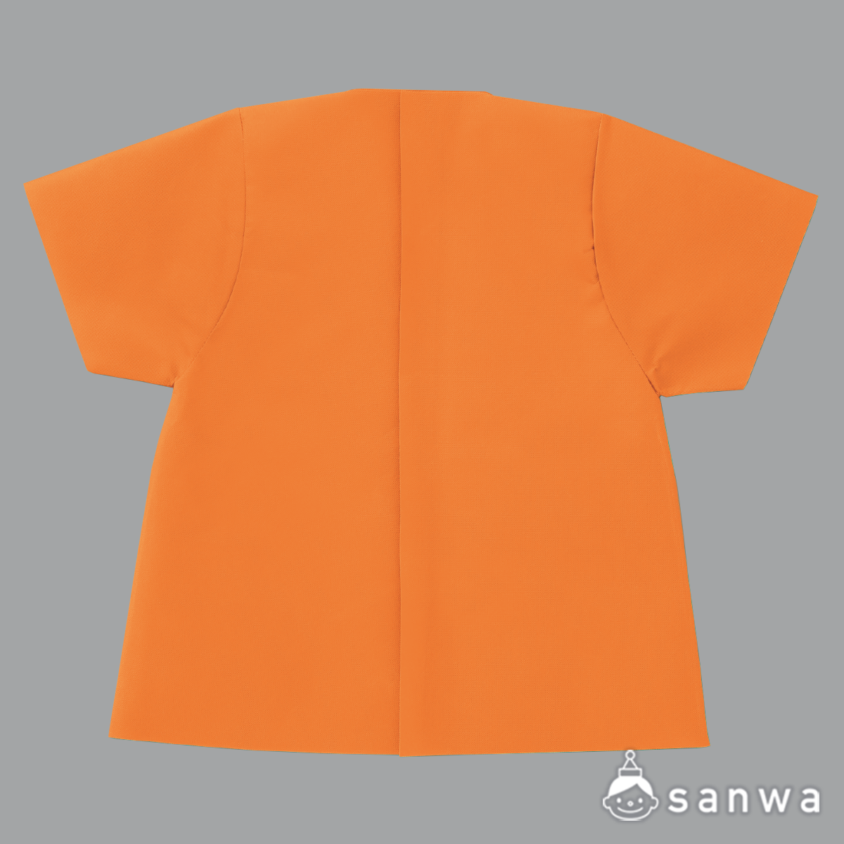カンタン衣装づくり 前開きシャツ　オレンジ サムネイル