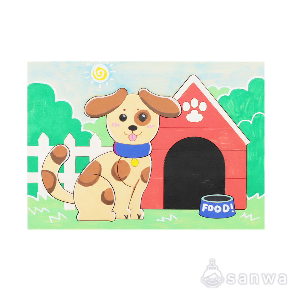 「簡単工作キット」木製塗り絵パズル「オリジナルパズルづくり」の商品スライド画像3