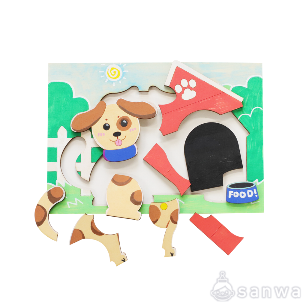 「簡単工作キット」木製塗り絵パズル「オリジナルパズルづくり」の商品スライド画像5