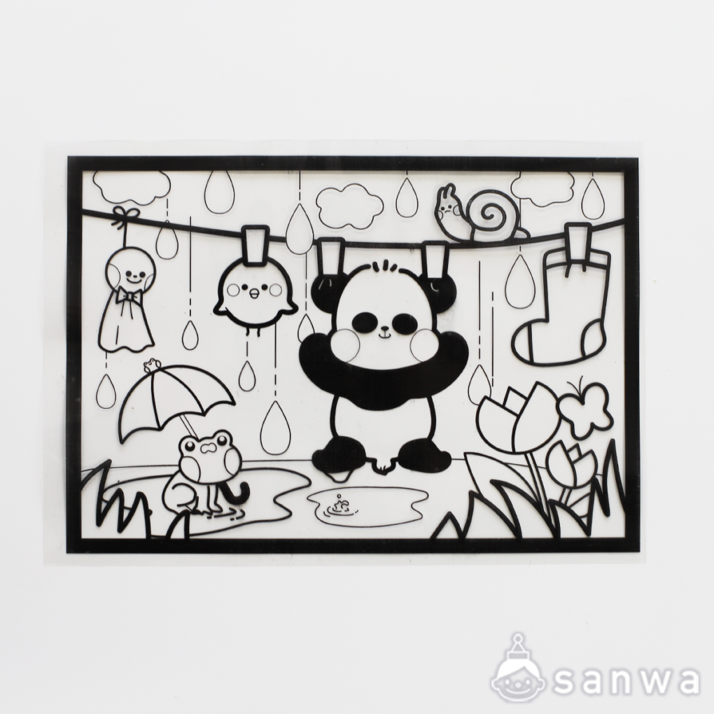 【全５種】塗ってかわいい　透明ぬりえシリーズ【イベント】の商品スライド画像8