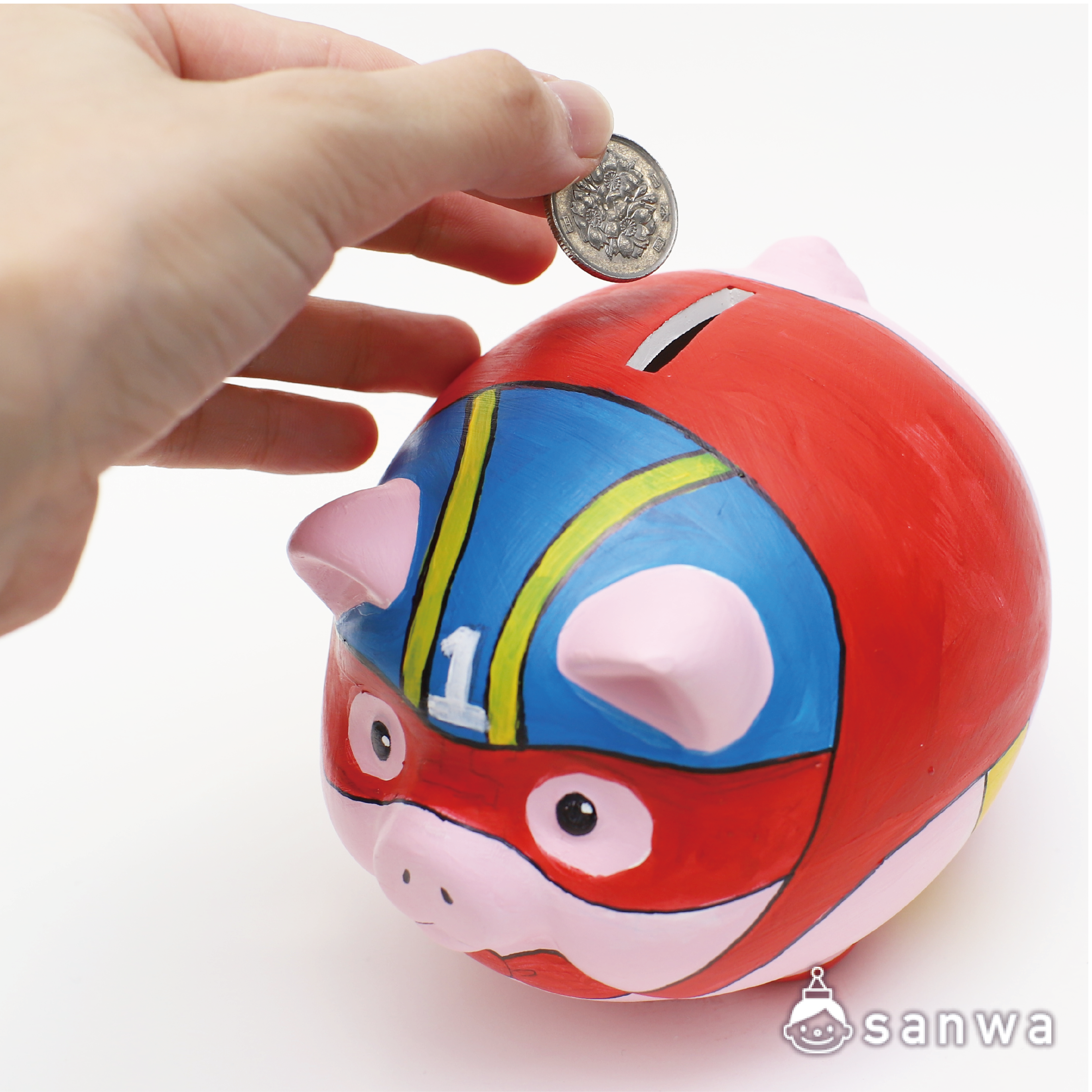 いろぬり貯金箱 ぶた【親子イベント】（500円以下の工作, 作って 