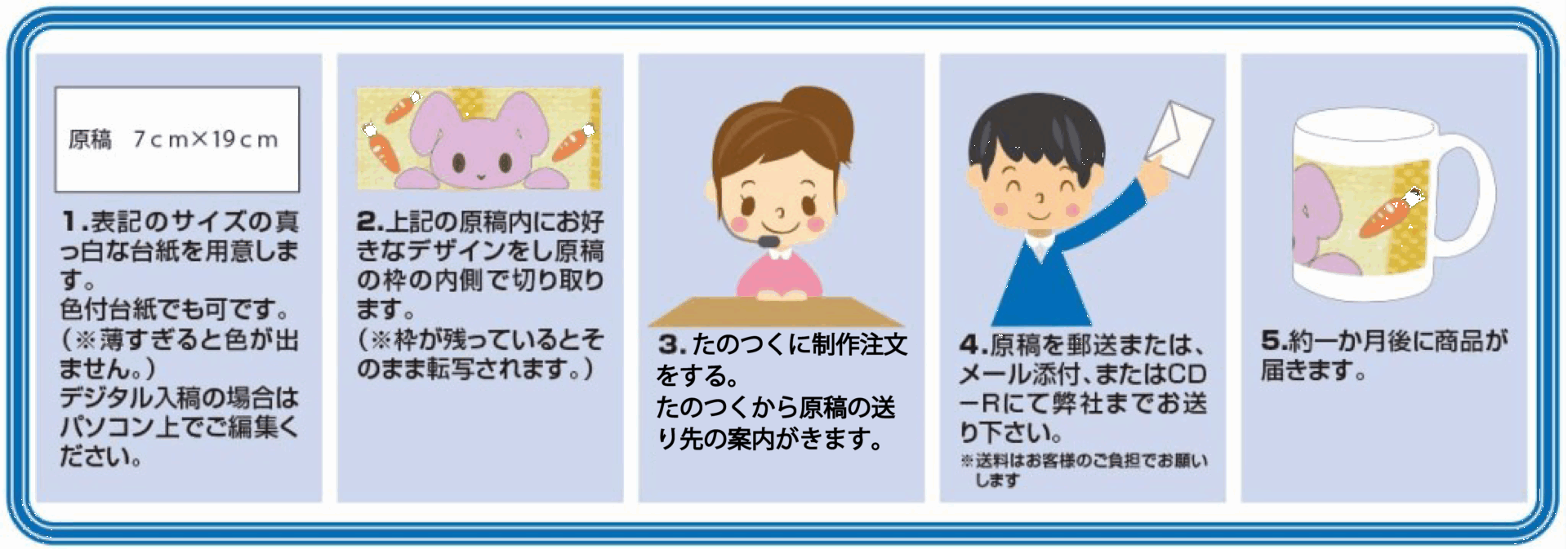 オリジナルMKカラーマグカップ作り方画像1