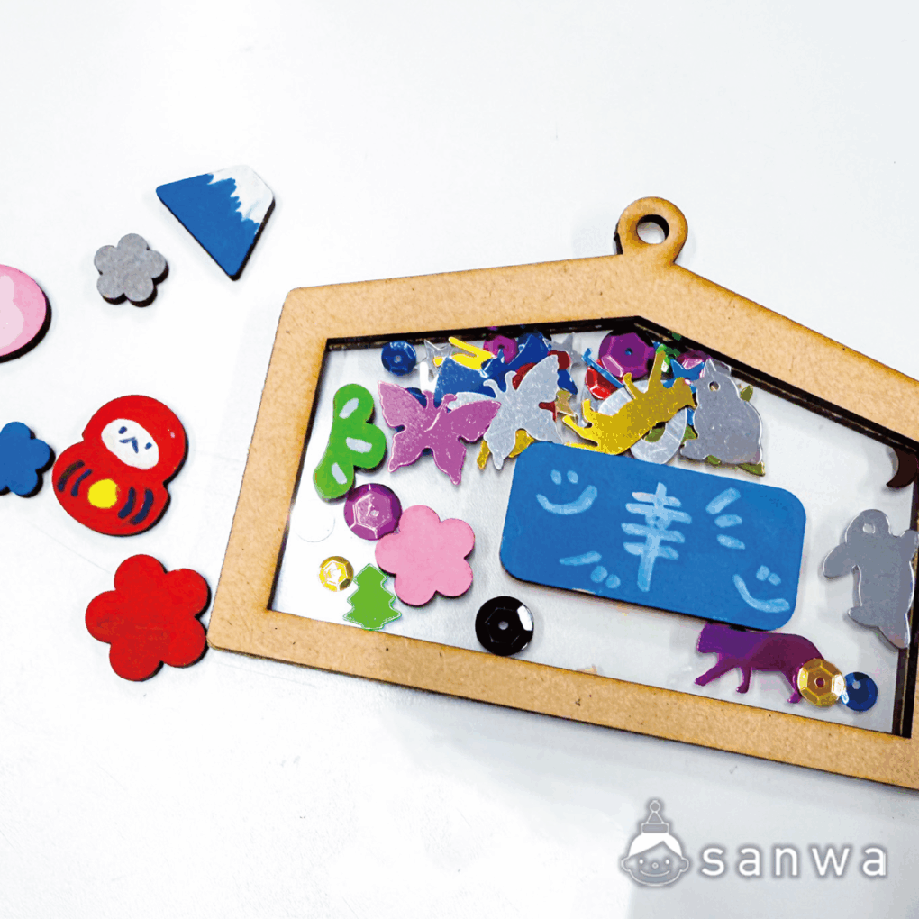 【新商品】シャカシャカ絵馬【ｷﾗｷﾗ】の商品スライド画像4