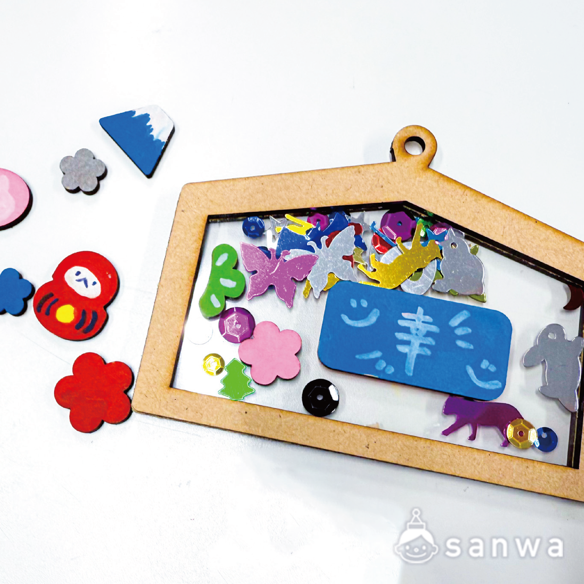 【新商品】シャカシャカ絵馬【ｷﾗｷﾗ】