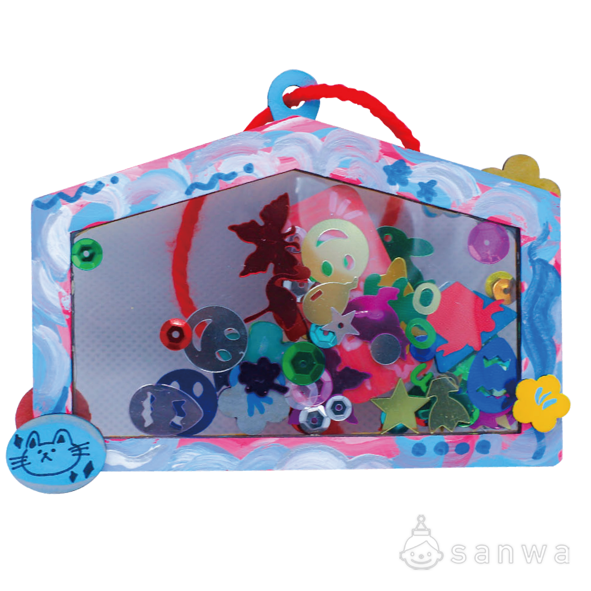 【新商品】シャカシャカ絵馬【ｷﾗｷﾗ】