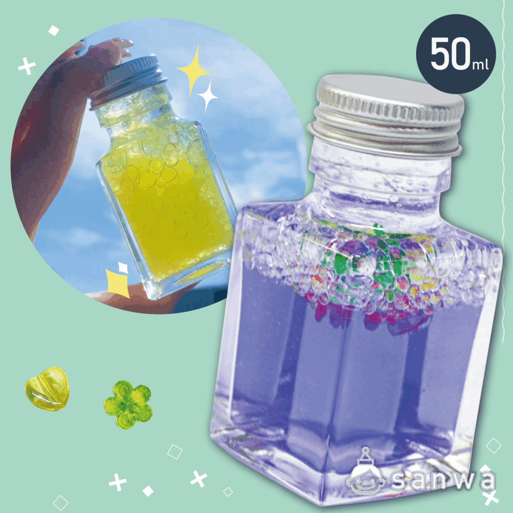 【新商品】キラキラオイルボトル【混ざらない水⁉】の商品スライド画像2