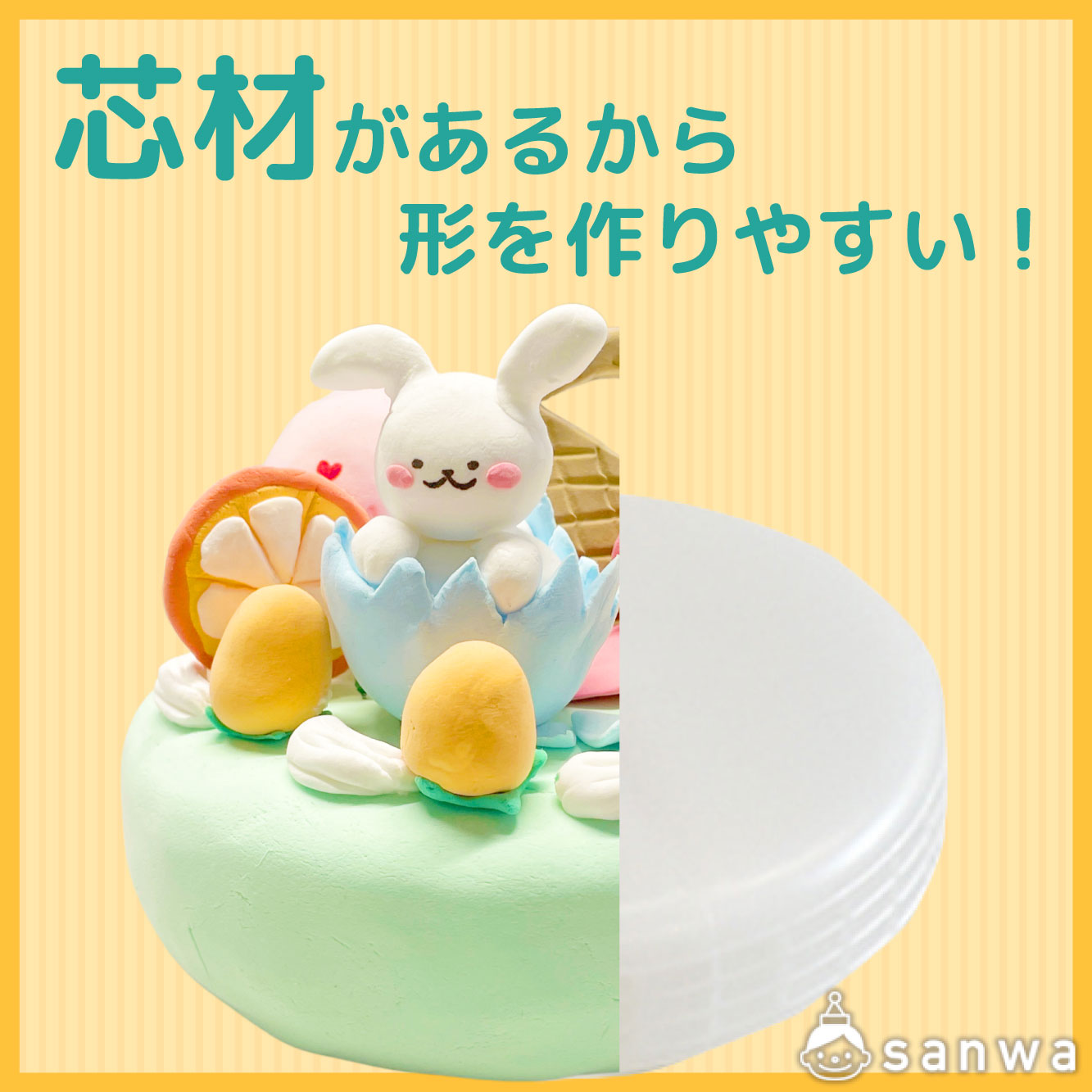 クレイケーキ企画のポイント 画像