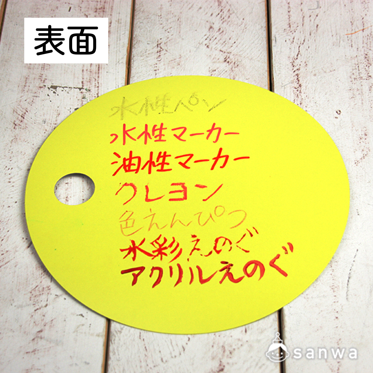 使用画材のおすすめ表 画像