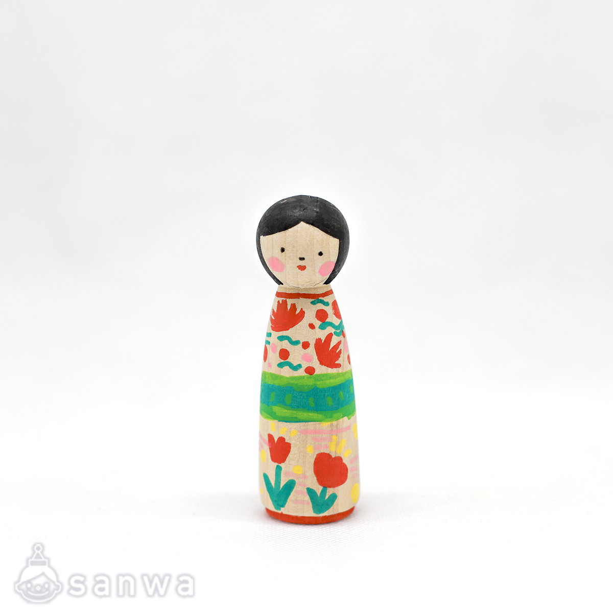 【塗るだけ簡単】木製人形【作って飾れる】 遊び方画像