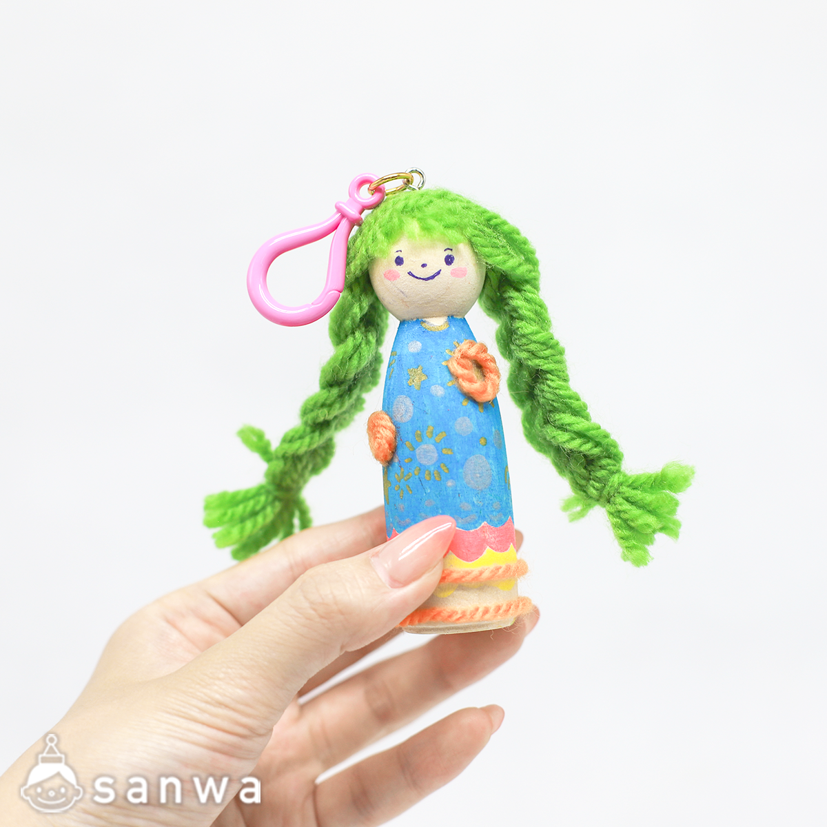 木製人形キーホルダーキット サムネイル